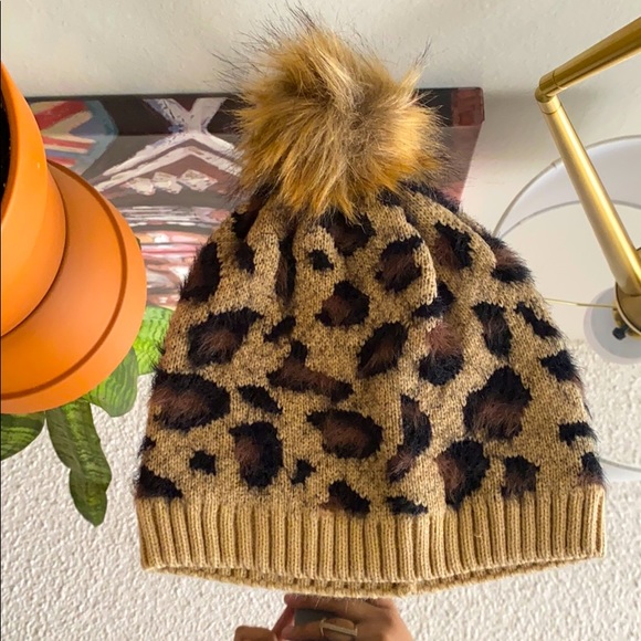 INC International Concepts Accessories - Leopard Beanie